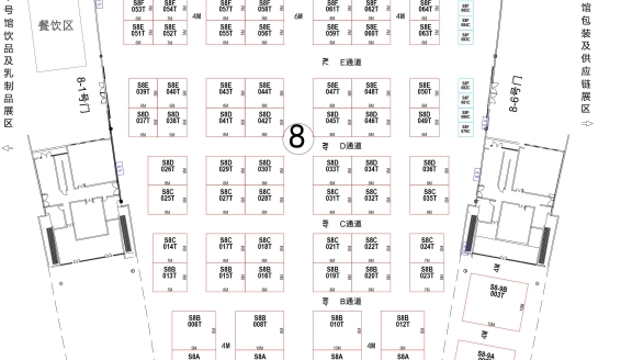 第110届成都糖酒会【饮品及乳制品馆】图纸